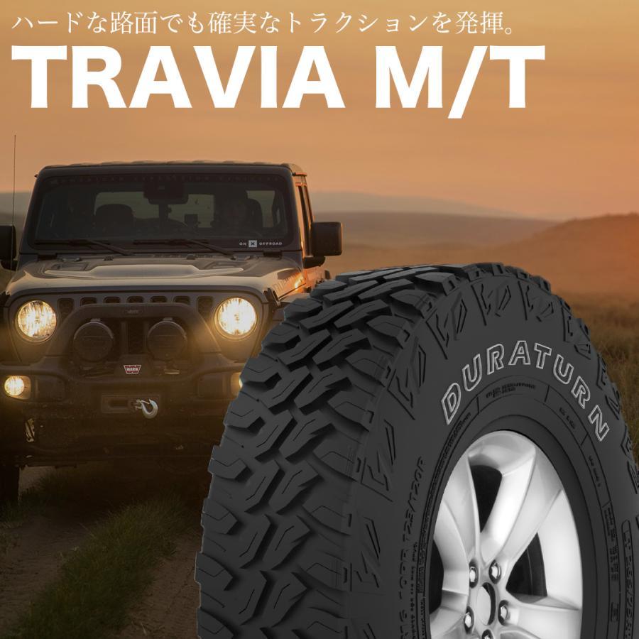 Jeep 純正 R18ホイール タイヤ付き 4本DURATURN TRAVIA 2026年製 DURATURN TRAVIA M/T 33x12.50R18 118Q 10PR LT BSW 33x12.50